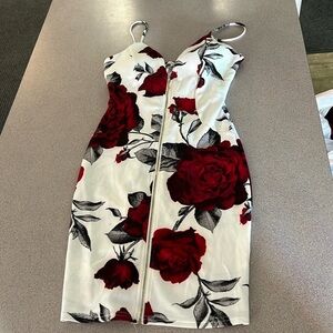 Short zipped front dress